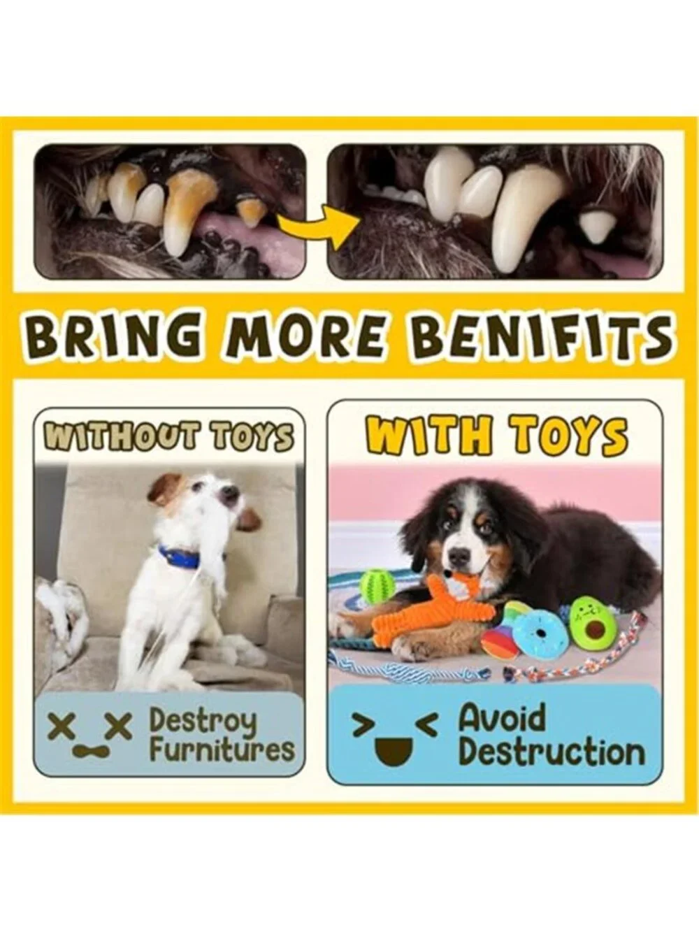 9 Pack Luxury Puppy Toys for Teething Small Dogs